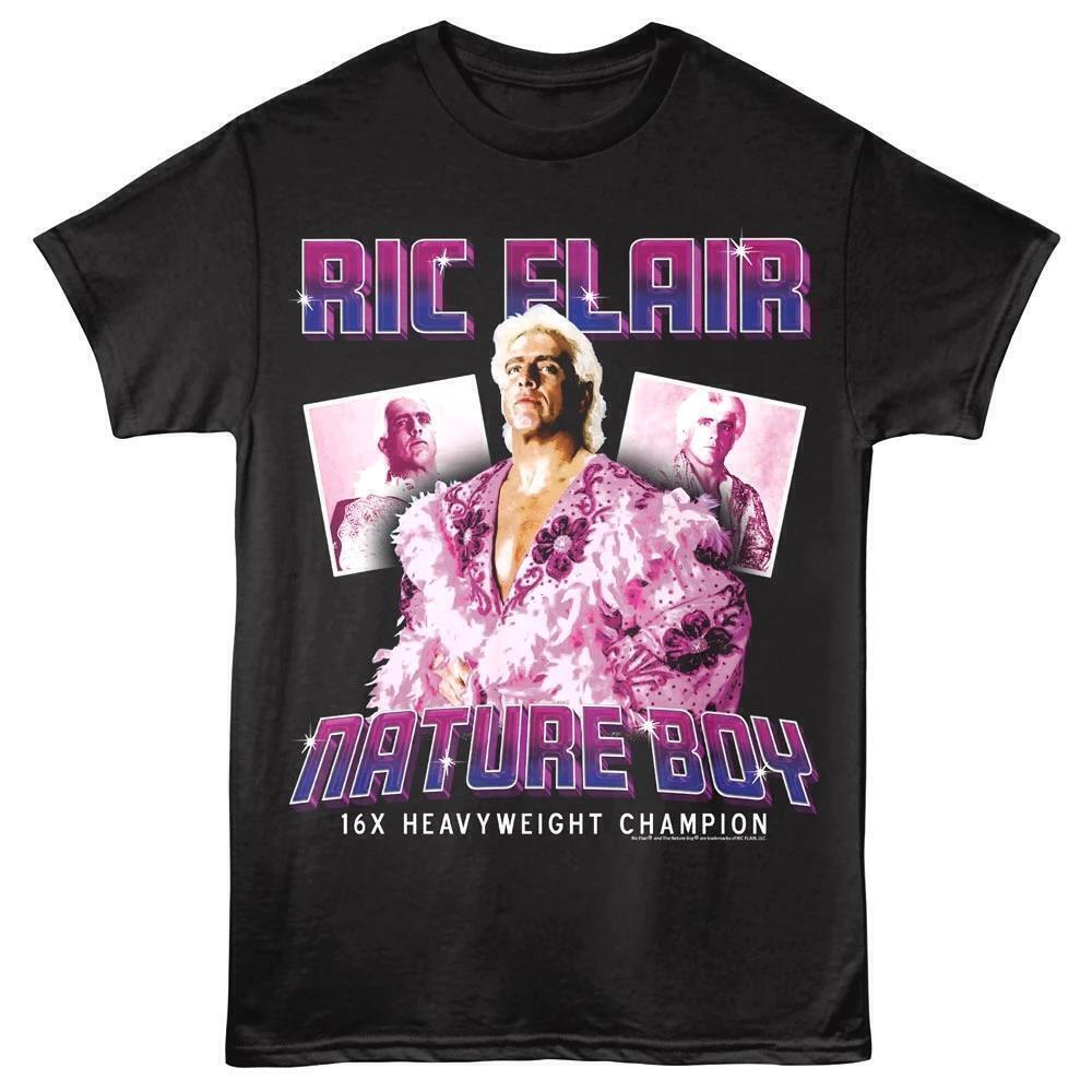 Ric Flair Nature Boy Floral Robe Wrestling Legend T-Shirt